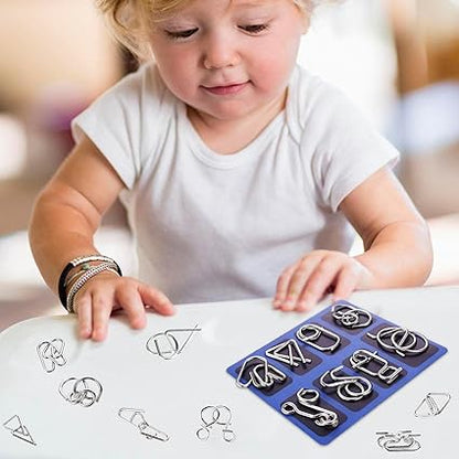 Metaaldraad Puzzelset – Duurzame Educatieve Draadbreinbrekers