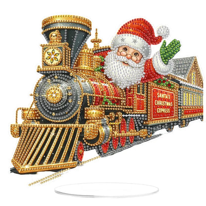 Doe-het-zelf knutselkit diamant schilderij — gepersonaliseerde sieraden voor de kerstboom