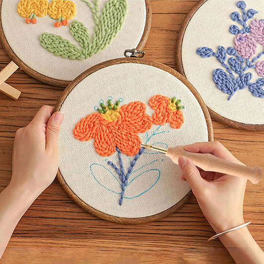 Ultiem borduur- & punchnaaldenset – Maak moeiteloos indrukwekkende designs!