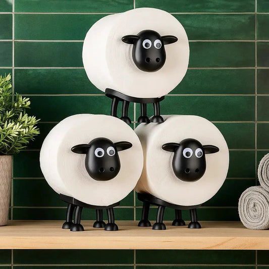 Schaap Toiletpapierhouder – Praktisch & Charmant voor de Badkamer