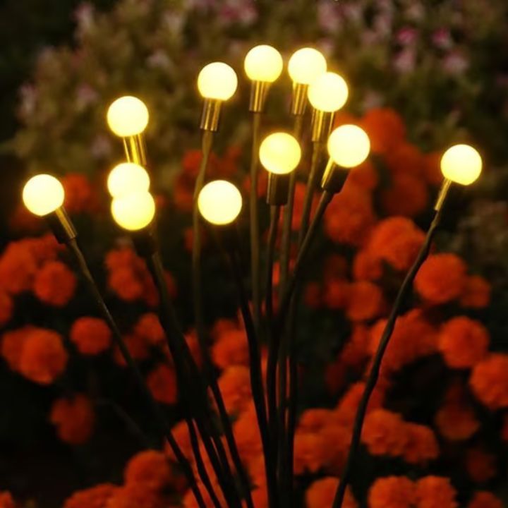 Waterdichte Solar-Vuurvliegjeslampjes (6 LED's)