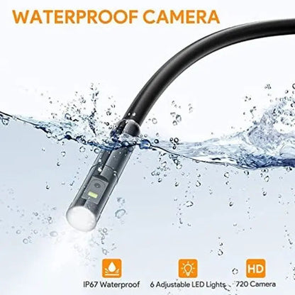 Waterdichte Inspectiecamera – HD Endoscoop met 5m Kabel