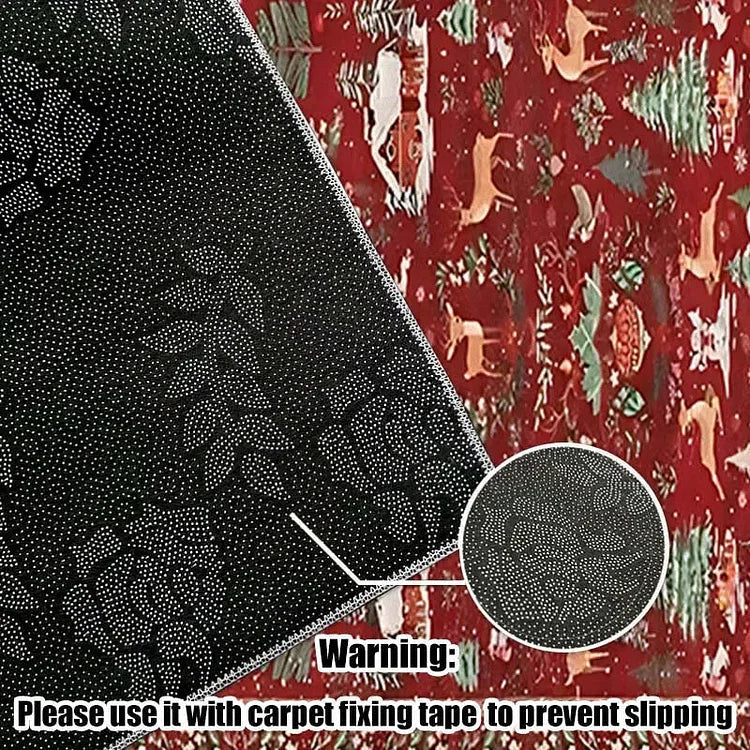 Kerst tapijt Wonderland — antislip & gezellig voor kinderen & gasten