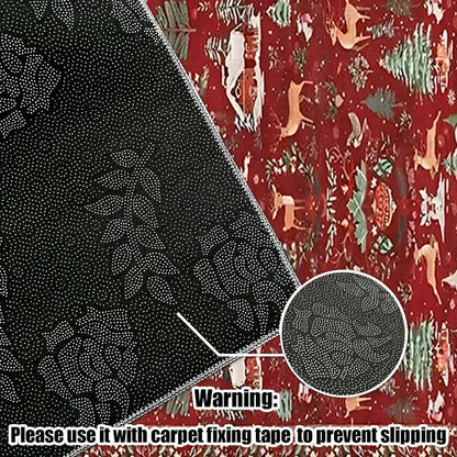 Kerst tapijt Wonderland — antislip & gezellig voor kinderen & gasten