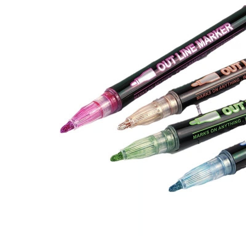 Set Metallic Markers – Creatieve Effecten op Elk Oppervlak