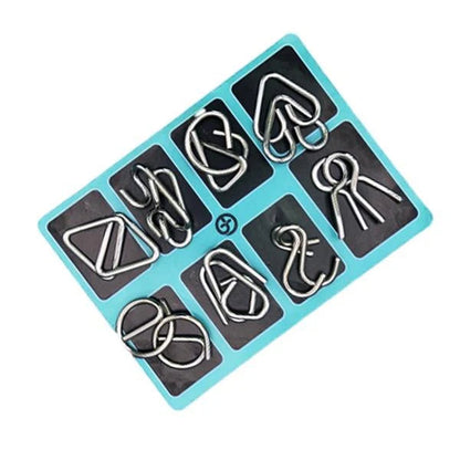 Metaaldraad Puzzelset – Duurzame Educatieve Draadbreinbrekers