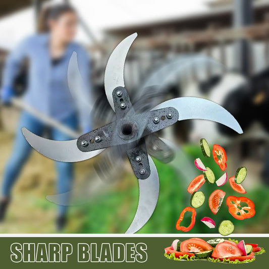 Duurzame grasversnipperaar-mes voor huishoudelijk landbouwgebruik (25–26 cm diameter)