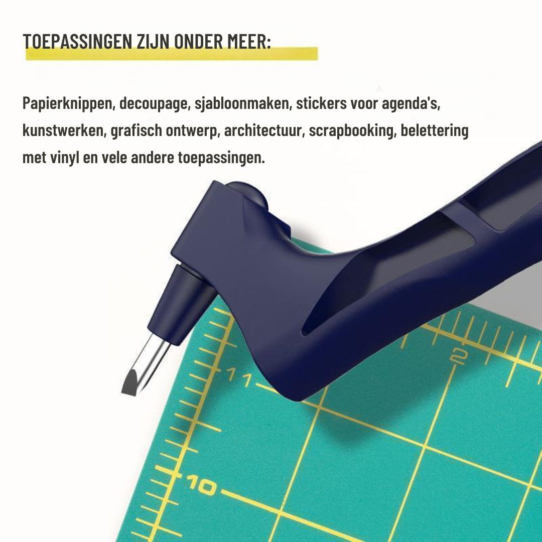 360° Precisie Snijmes – Eenvoudig en nauwkeurig papier snijden