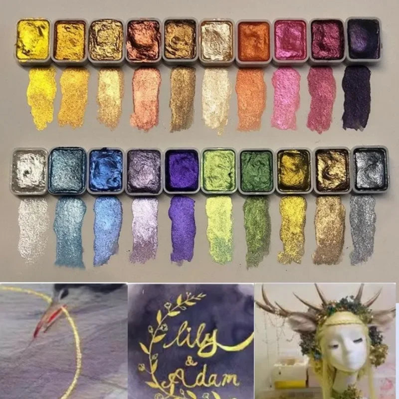 Aquarelverfset — heldere kleuren voor unieke kunstwerken