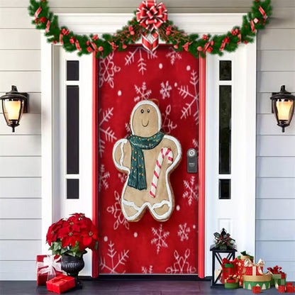 Kerstdeurbekleding — creëer direct een feestelijke sfeer
