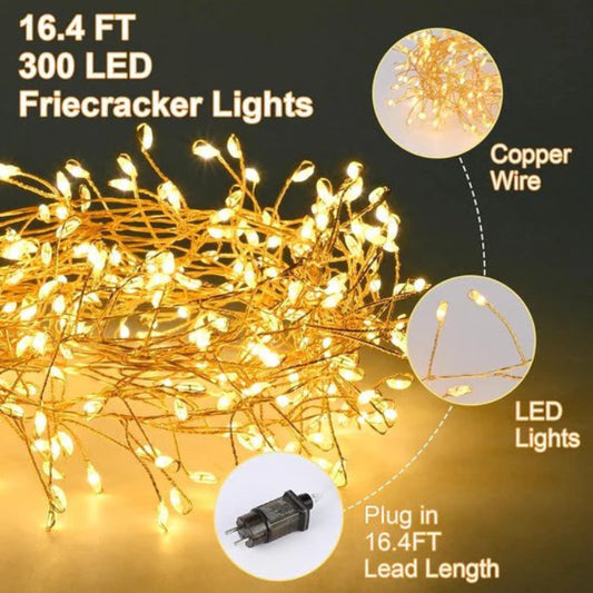 LED Koperdraad Sfeerverlichting – Creëer Magische, Warme Sfeer Binnen & Buiten (9 m)