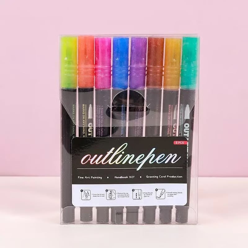 Set Metallic Markers – Creatieve Effecten op Elk Oppervlak