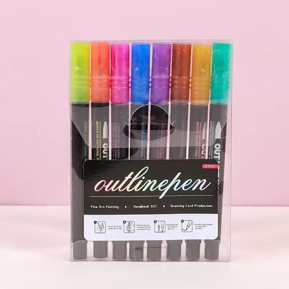 Set Metallic Markers – Creatieve Effecten op Elk Oppervlak