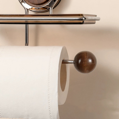Toiletrolhouder zonder boren voor flexibele plaatsing
