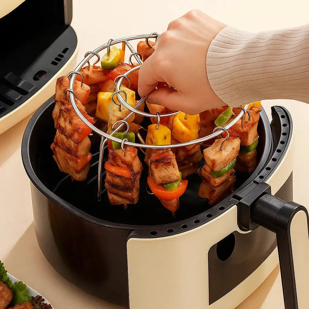 Kebabgrill voor airfryers – gelijkmatig koken & BBQ genot
