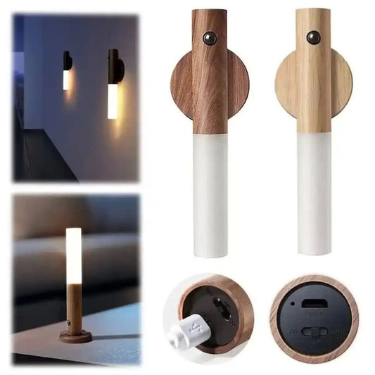 1+1 Gratis | Draagbaar LED-nachtlampje met bewegingssensor