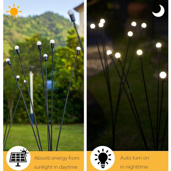 Waterdichte Solar-Vuurvliegjeslampjes (6 LED's)