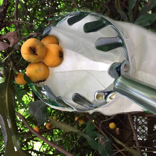 Obstpflücker-Korb – Leicht & mit Wechselbeutel (16 cm Kopf) Mivoza Deutschland
