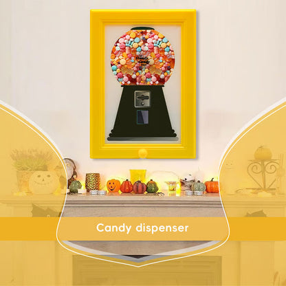 Snoepdispenser in een lijst – Kleurrijk snackplezier