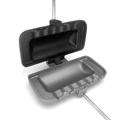 Dubbelzijdige Sandwichpan – Antiaanbak Aluminium Ontbijtgrillpan