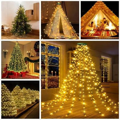 Watervalverlichting – Maak je kerstboom magisch en sfeervol