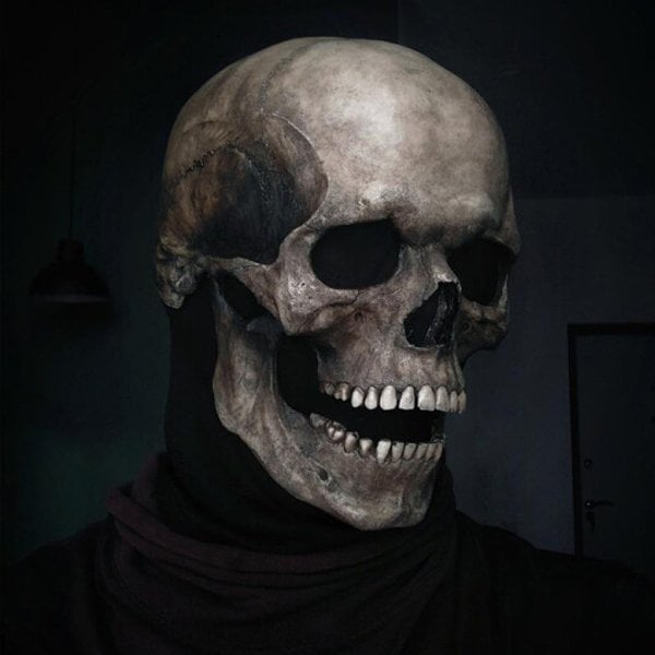 Realistisch Volledig Schedelmasker – Trek Alle Blikken Met Je Mee
