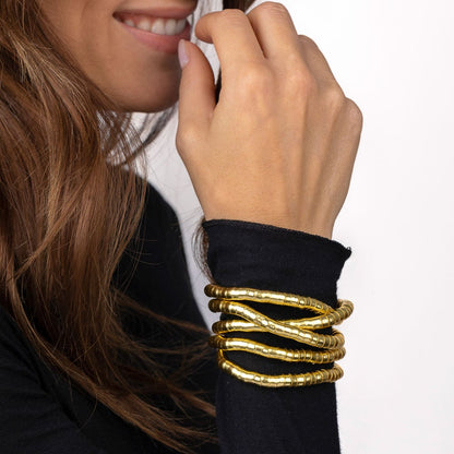 Vormbare slangketting – draag als ketting, armband of riemdetail