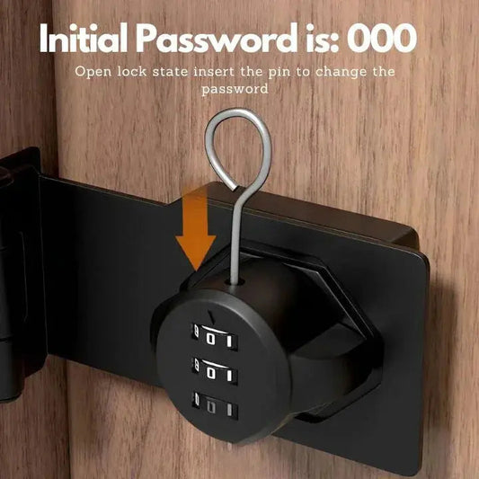 Sleutelvrije Beveiligingssluiting — Roestvrij Zinklegering met 1000 Codes