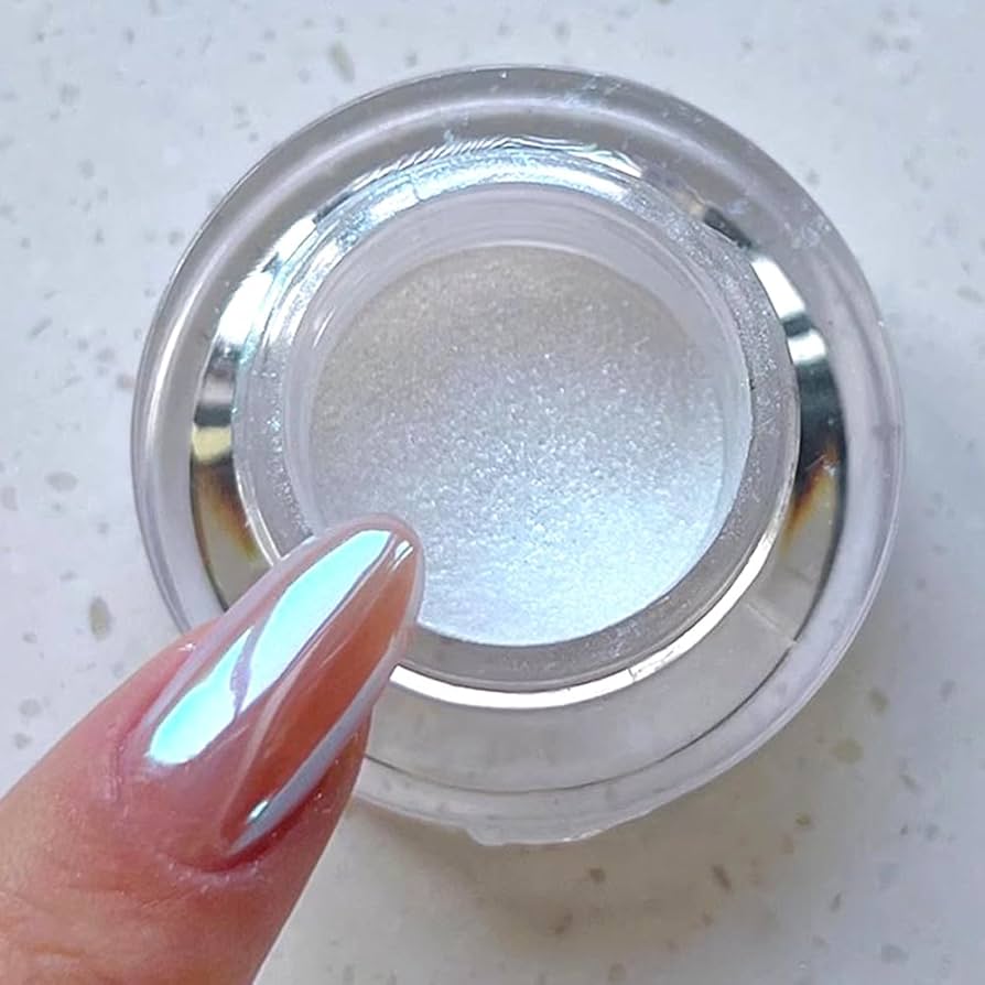Nagel chrome poeder – spiegelglans voor elegante nagels