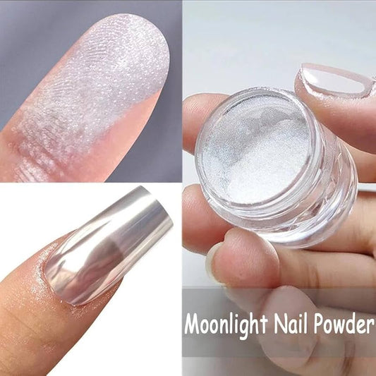 Nagel chrome poeder – spiegelglans voor elegante nagels
