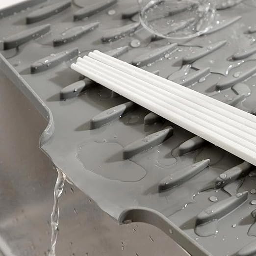 Siliconen afdruipmat – Altijd een droog en netjes aanrecht
