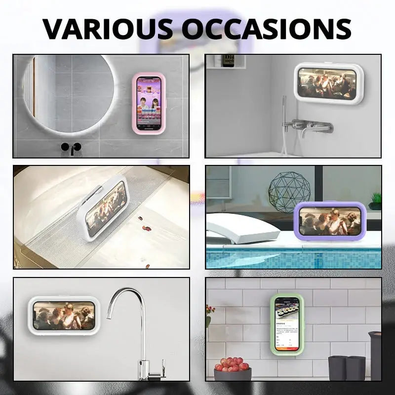 Douche telefoonhouder — geniet veilig en droog van je telefoon