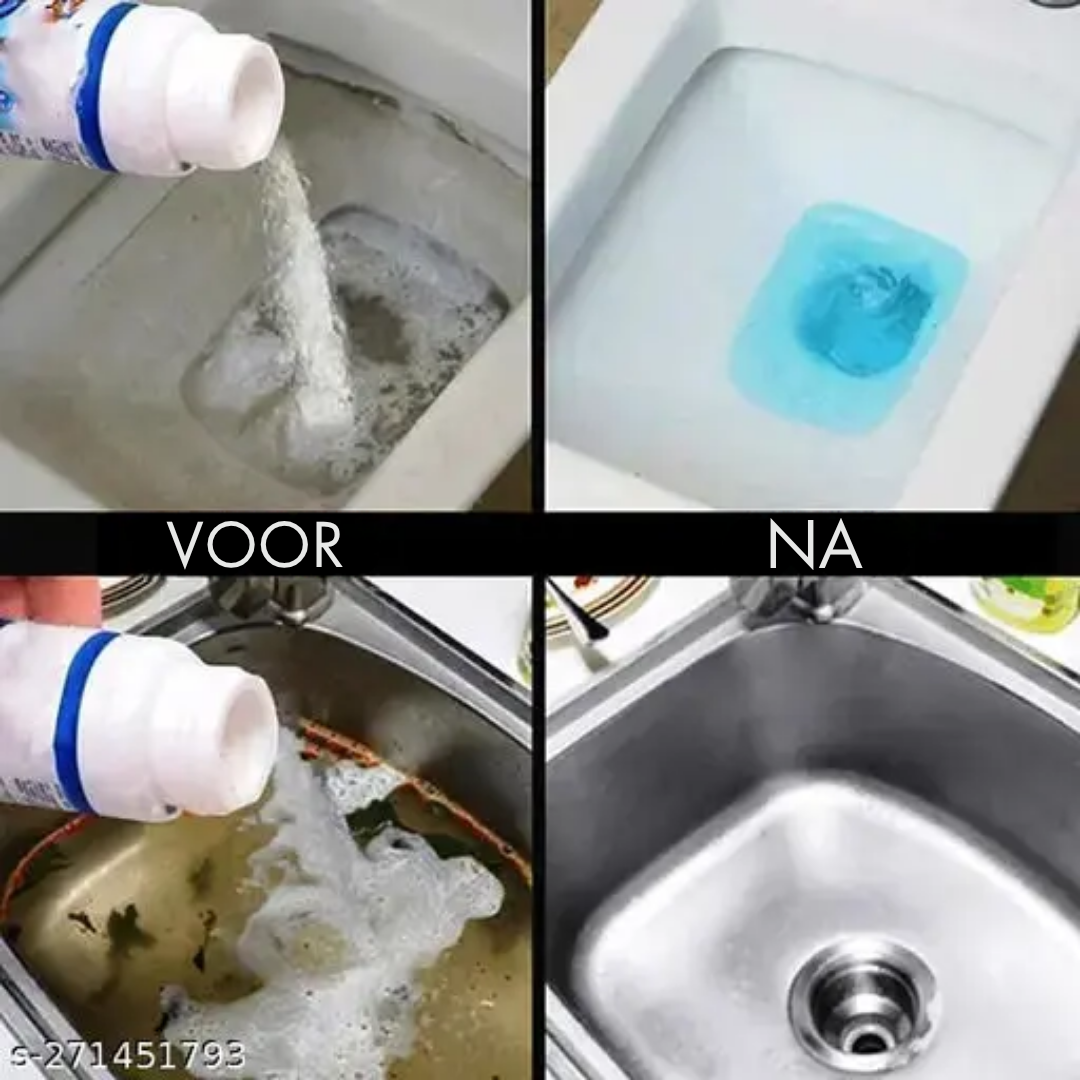 Krachtige afvoerreiniger – Snel van verstoppingen af zonder gedoe