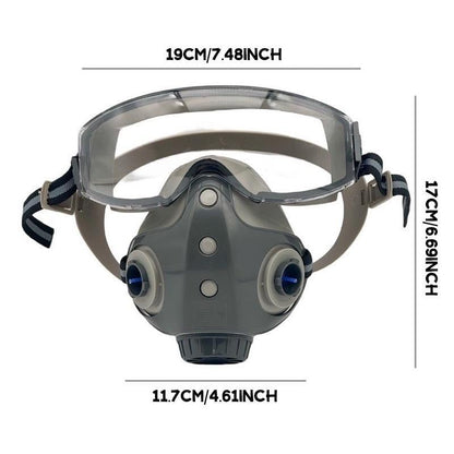 Geïntegreerd Ademhalingsmasker — Stofdichte Halvemasker met Dubbele Filtratie