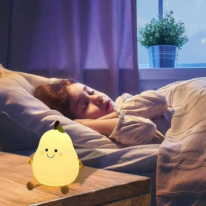 Siliconen nachtlamp – Zacht licht voor knusse, veilige nachten
