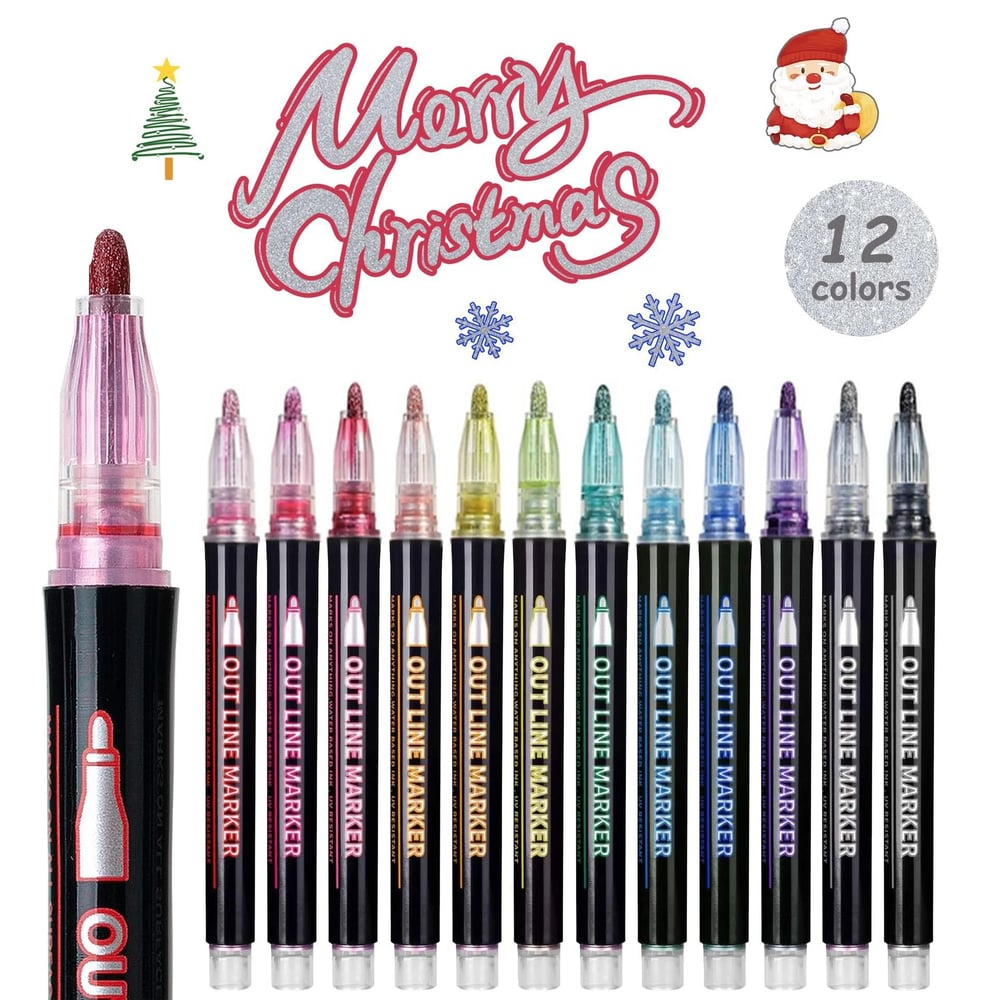 Set Metallic Markers – Creatieve Effecten op Elk Oppervlak