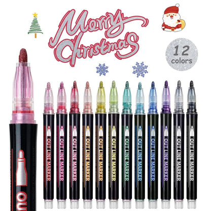 Set Metallic Markers – Creatieve Effecten op Elk Oppervlak