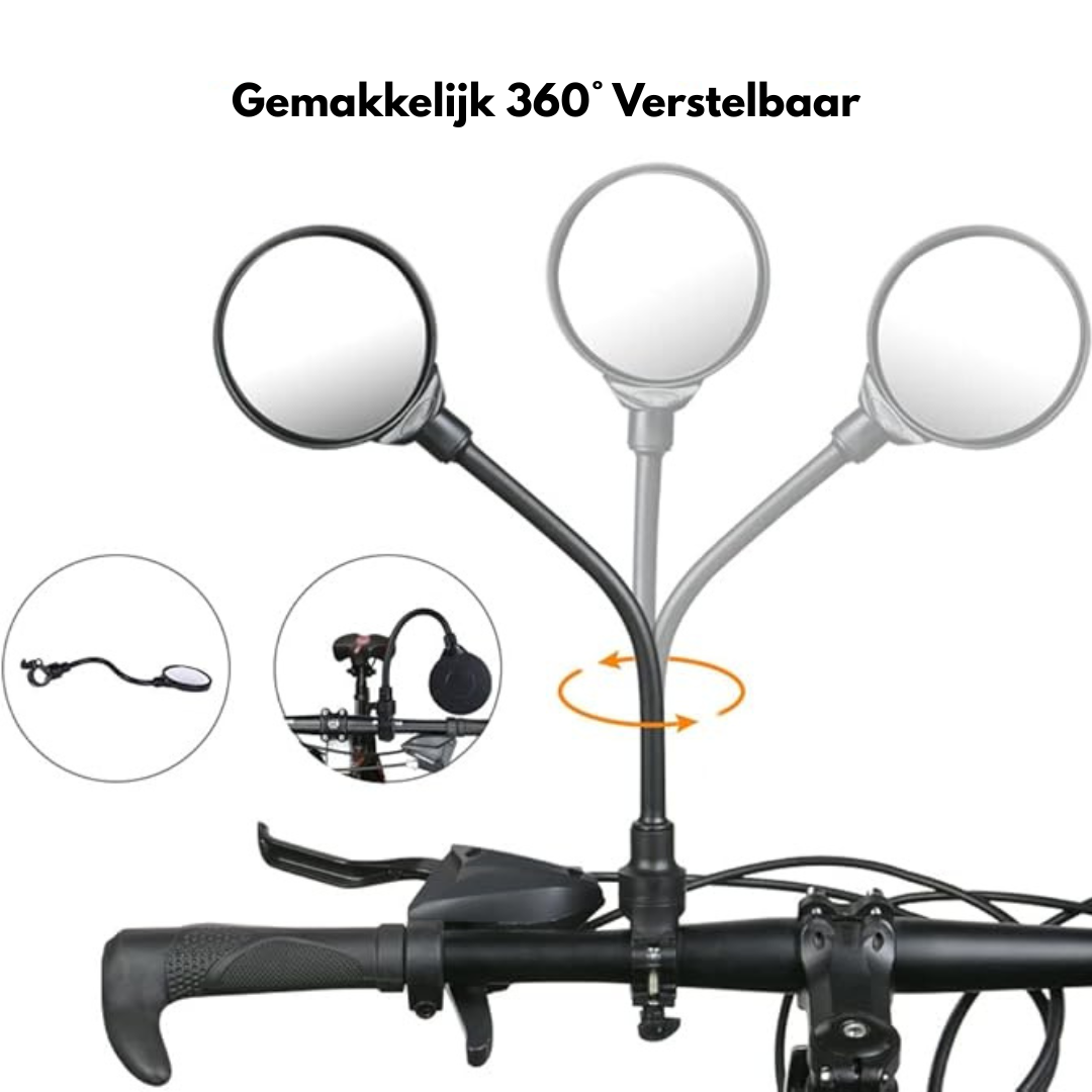 Veilige Fietsspiegel met Ultrahelder Breed Zicht