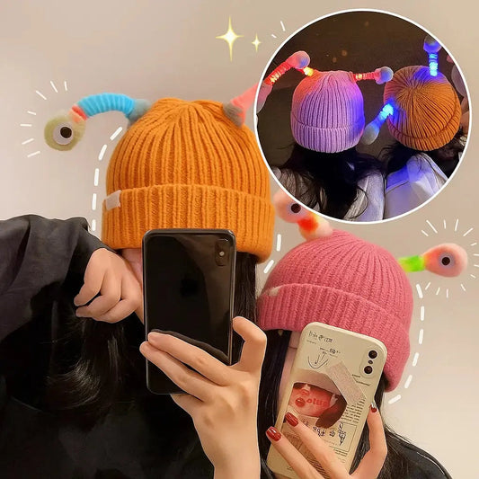 Monster muts met LED-lichtjes – Warmte en plezier voor winterdagen