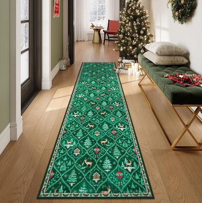 Kerst tapijt Wonderland — antislip & gezellig voor kinderen & gasten