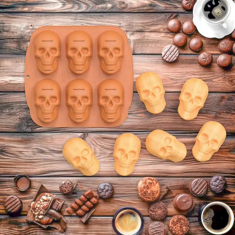 3D schedel taartvorm – Maak griezelig lekkere Halloweencakes