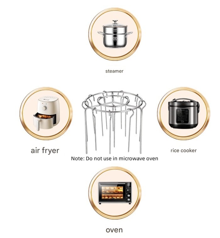 Grillset voor airfryers — geniet van krokant zonder rook