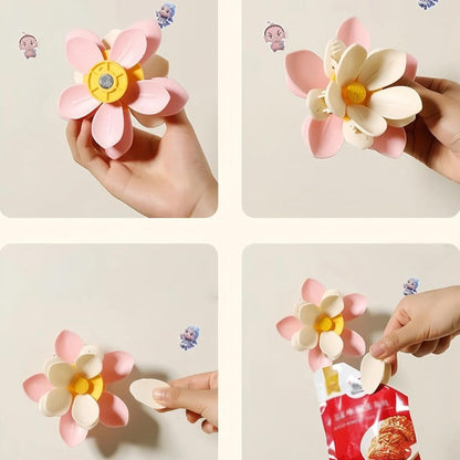 Magnetische bloemclip — stijlvolle organisatie en verse snacks