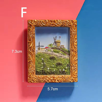 Van Gogh Koelkastmagneten met 3D Kunstdetails