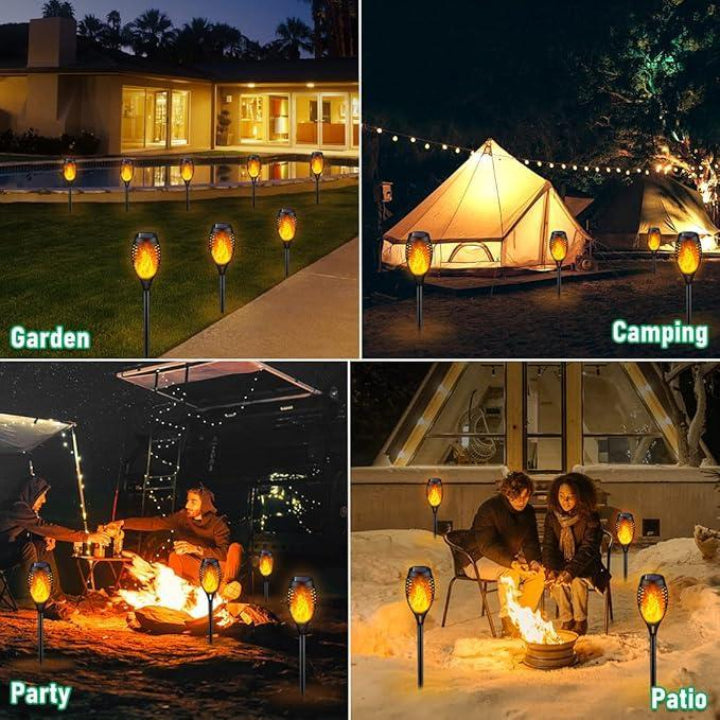 🏆Flash Sale⚡ 50K+ Solar Powered Fire Flame Design Garden Light Mivoza Deutschland