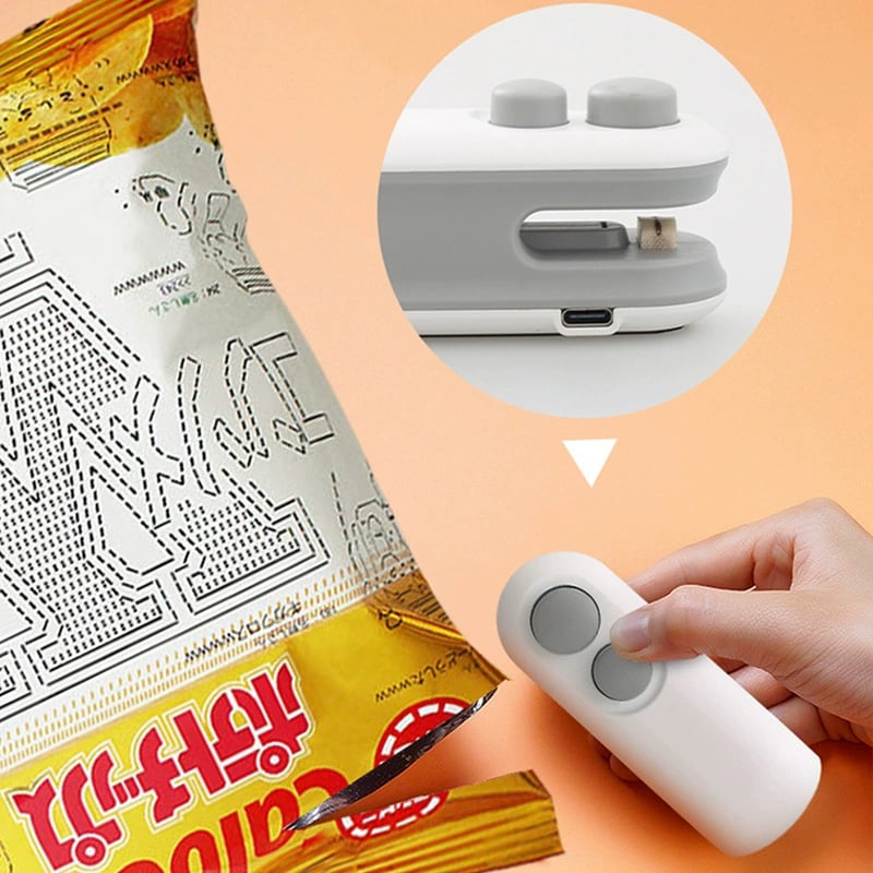 2-in-1 Zakkenverzegelaar & Snijder voor Verse Snacks