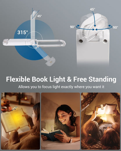 USB leeslamp — zacht licht voor comfortabel nachtelijk lezen