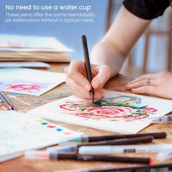 Elegant Aquarel Penseelset – Creatief Schilderen Gemakkelijk Gemaakt