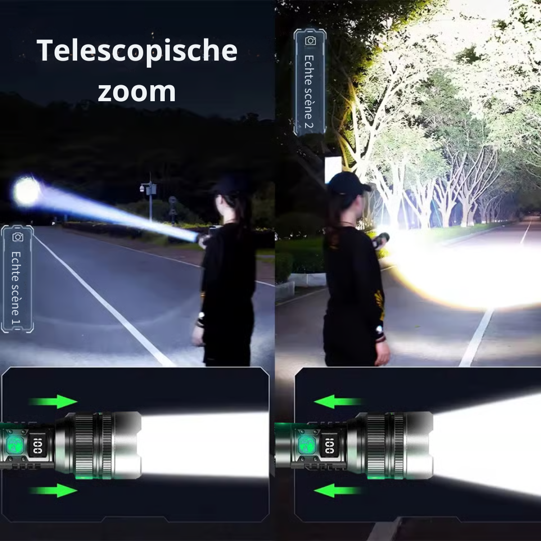 Compacte LED-survivalzaklamp – Krachtig en betrouwbaar licht