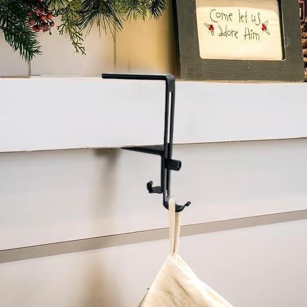 2-in-1 decoratieve openhaardhaak – Praktisch voor kerstsokken en decoraties set van 2